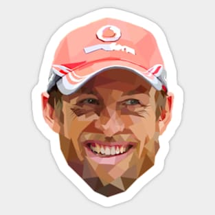 Jenson Button 2009 World Champion Sticker